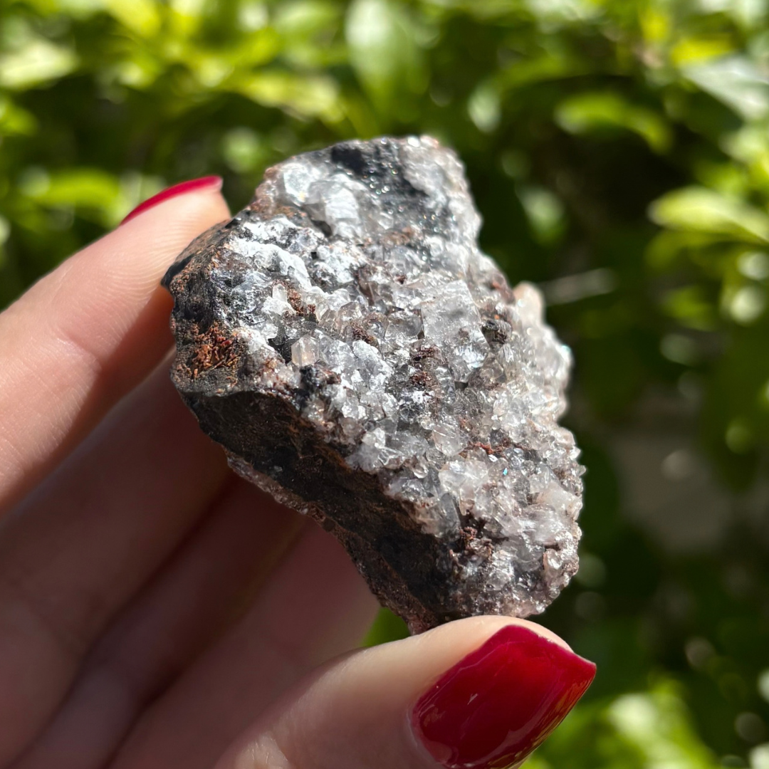 Calcite, Manganite & Hematite Specimen