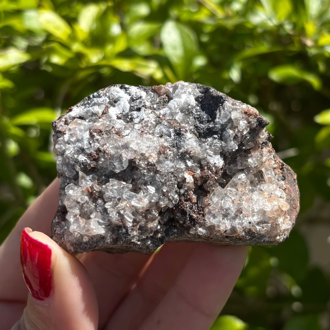 Calcite, Manganite & Hematite Specimen