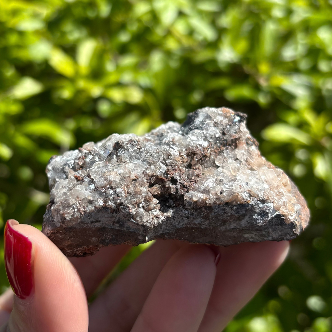 Calcite, Manganite & Hematite Specimen