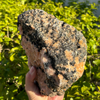 Calcite (Orange) with Phlogopite Mica Specimen