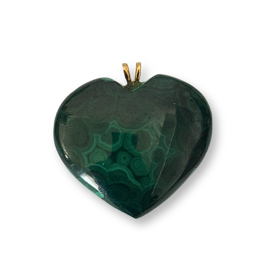 Malachite Heart Pendant