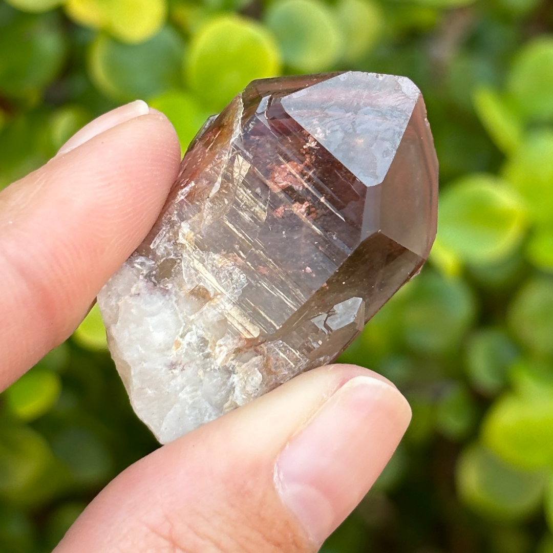 Red Hematoid Quartz Point
