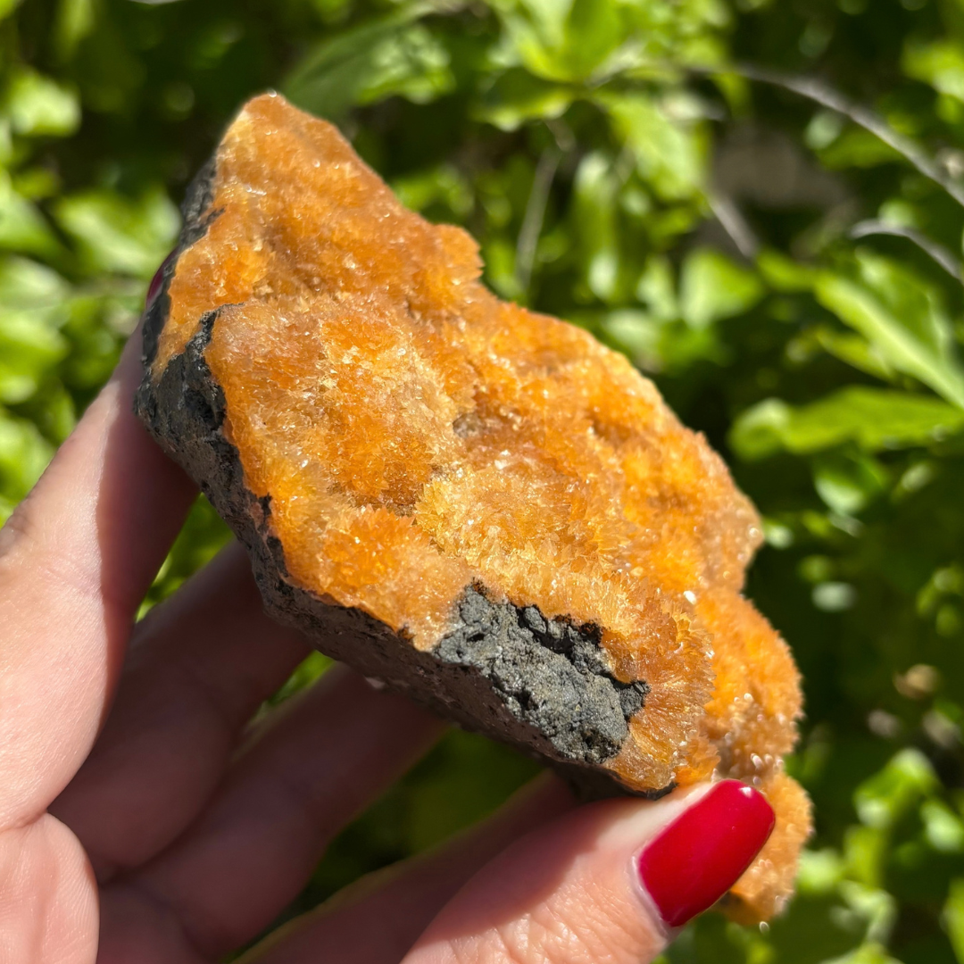 Orange Calcite Specimen