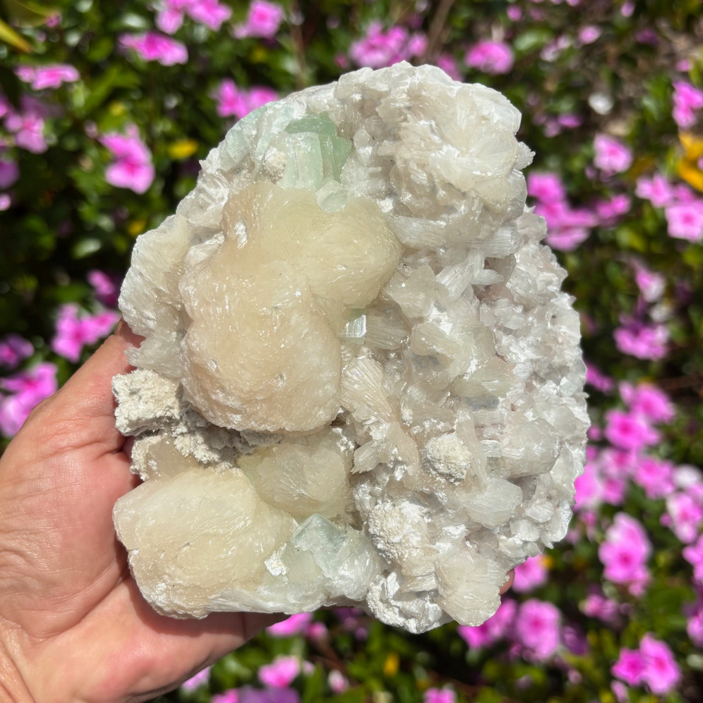 Apophyllite with Stilbite Specimen