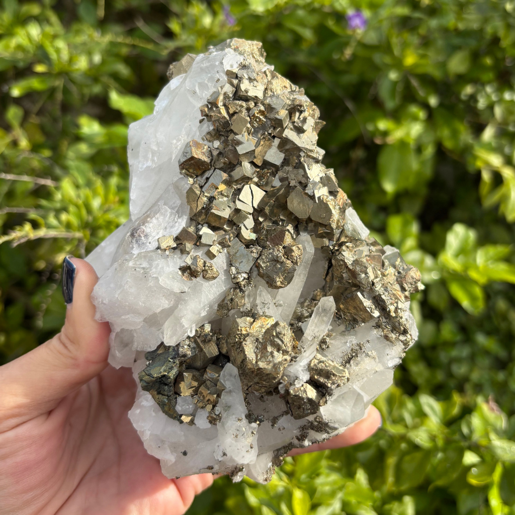 Quartz with Pyrite Specimen