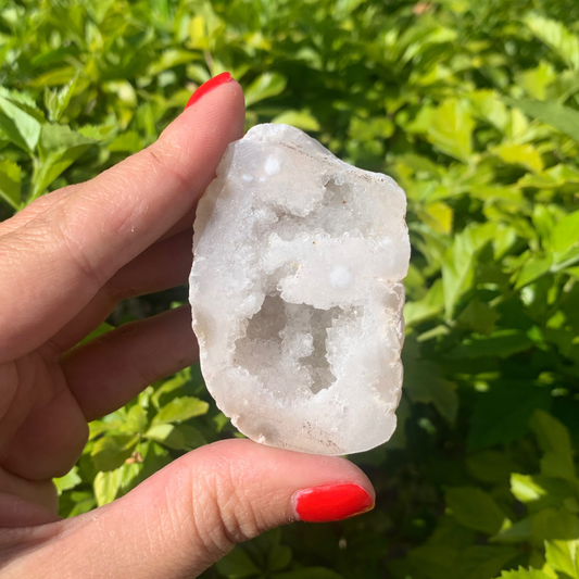 White Quartz Geode