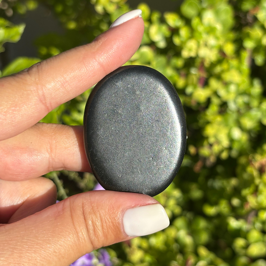 Shungite Palm Stone