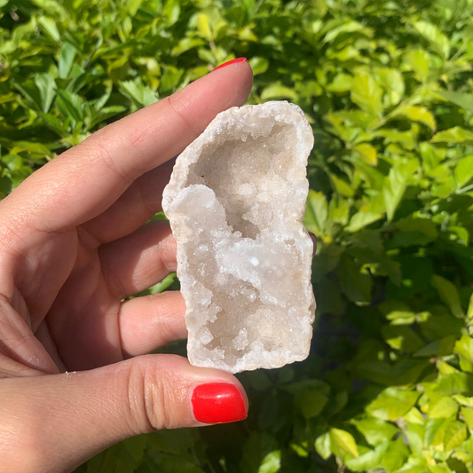 White Quartz Geode