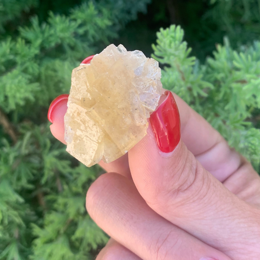 Yellow Fluorite Cluster - Spain