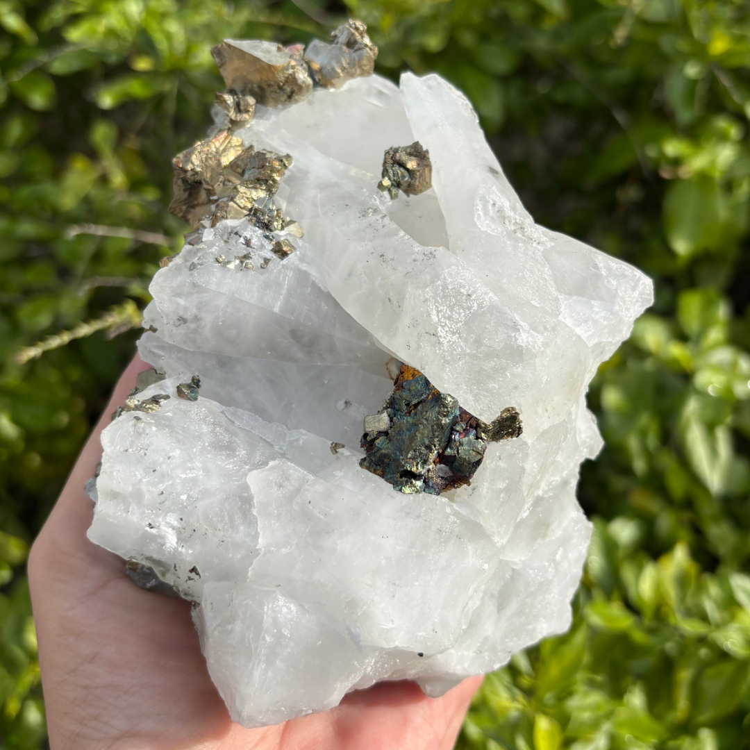 Quartz with Pyrite Specimen