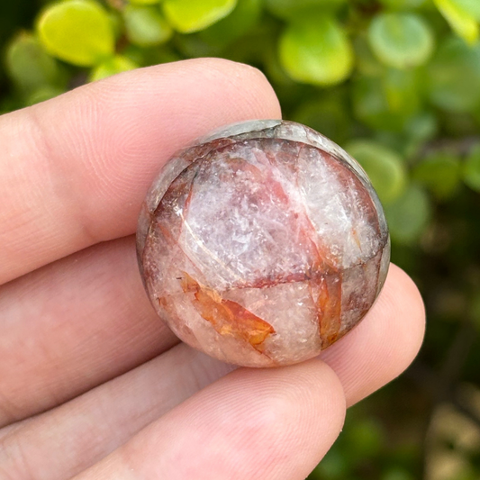 Red Hematoid Quartz Pebble