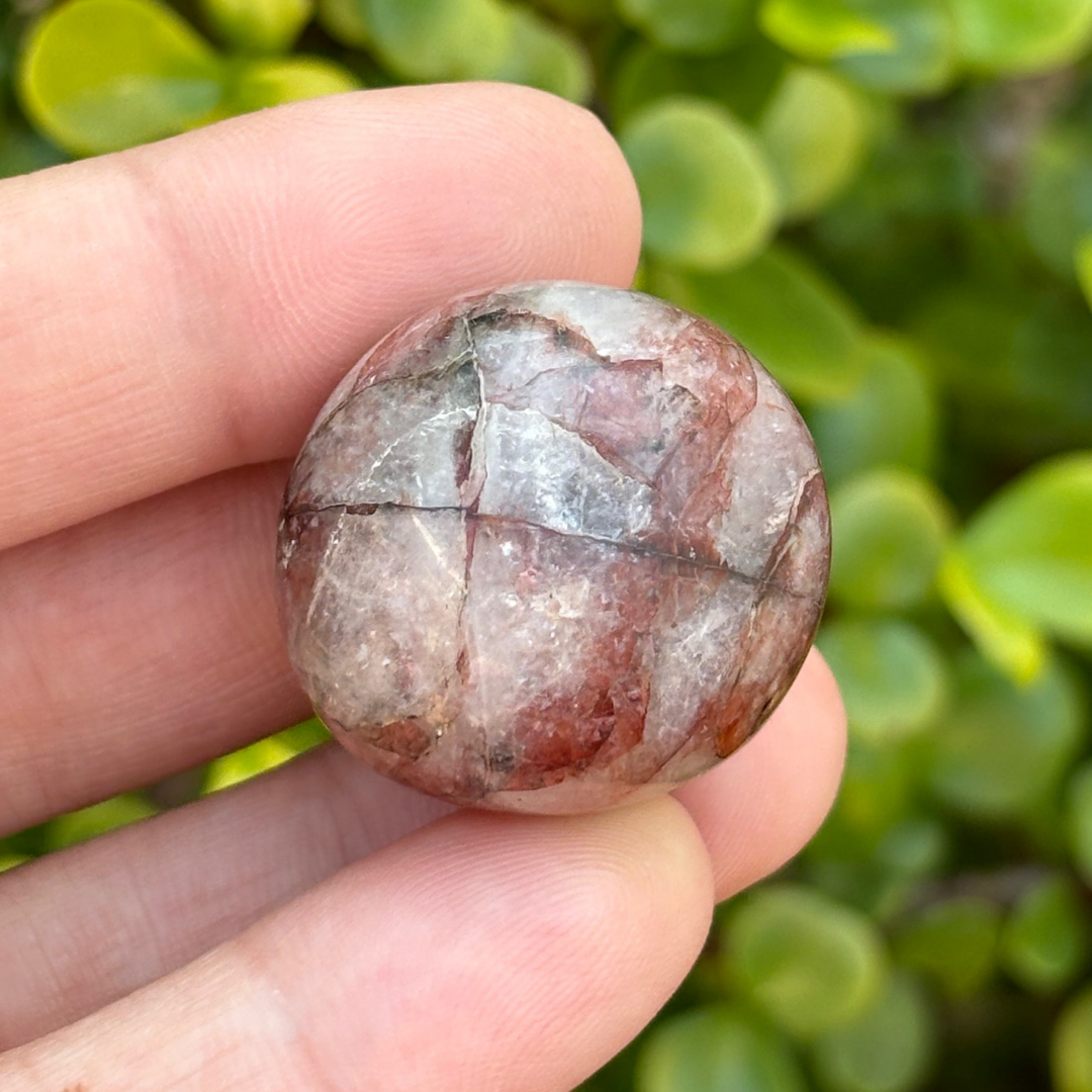 Red Hematoid Quartz Pebble