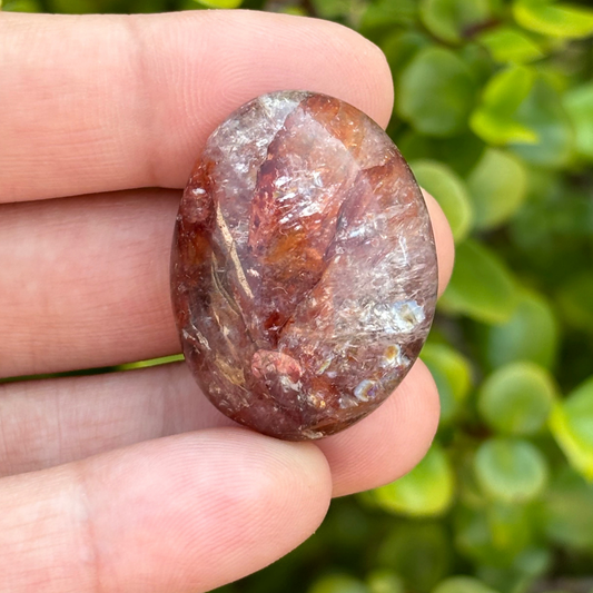 Red Hematoid Quartz Pebble