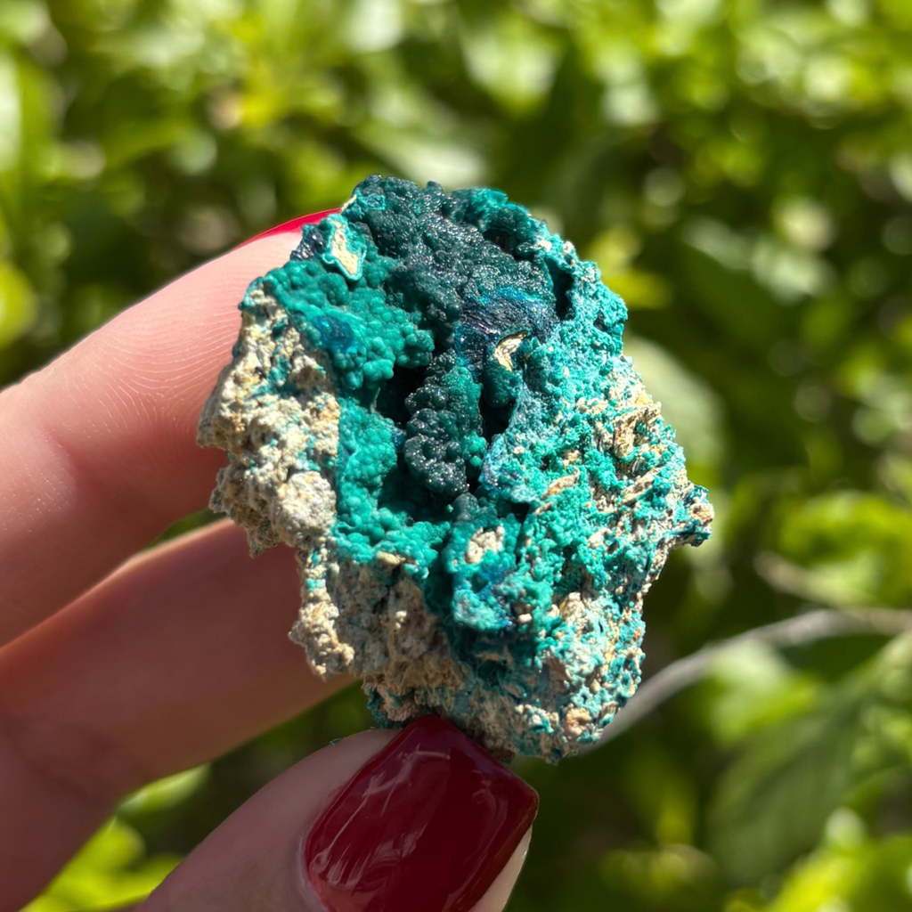 Veszelyite on Zincolibethenite Specimen