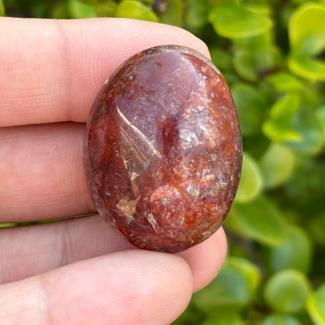 Red Hematoid Quartz Pebble