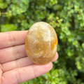 Golden Healer Hematoid Quartz Palm Stone