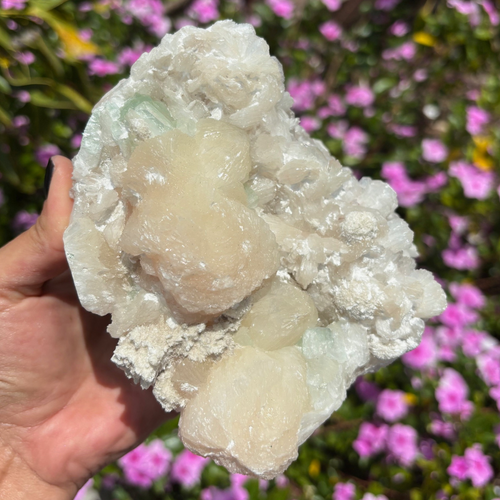 Apophyllite with Stilbite Specimen