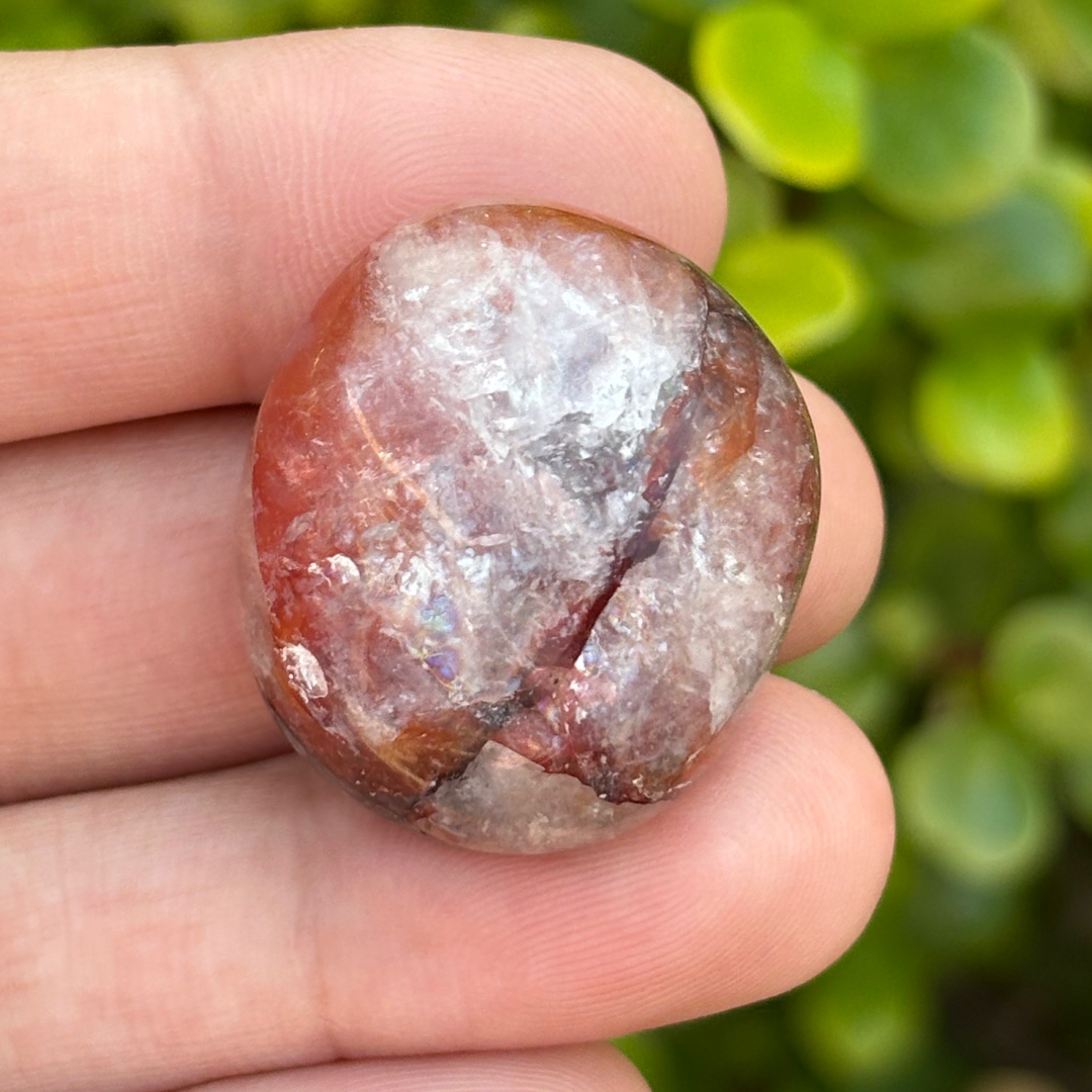 Red Hematoid Quartz Pebble