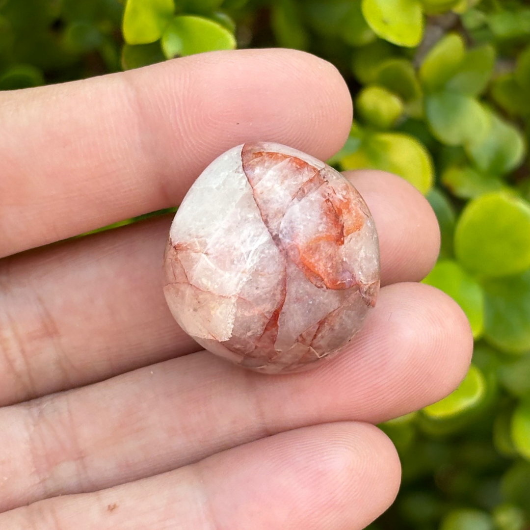 Red Hematoid Quartz Pebble