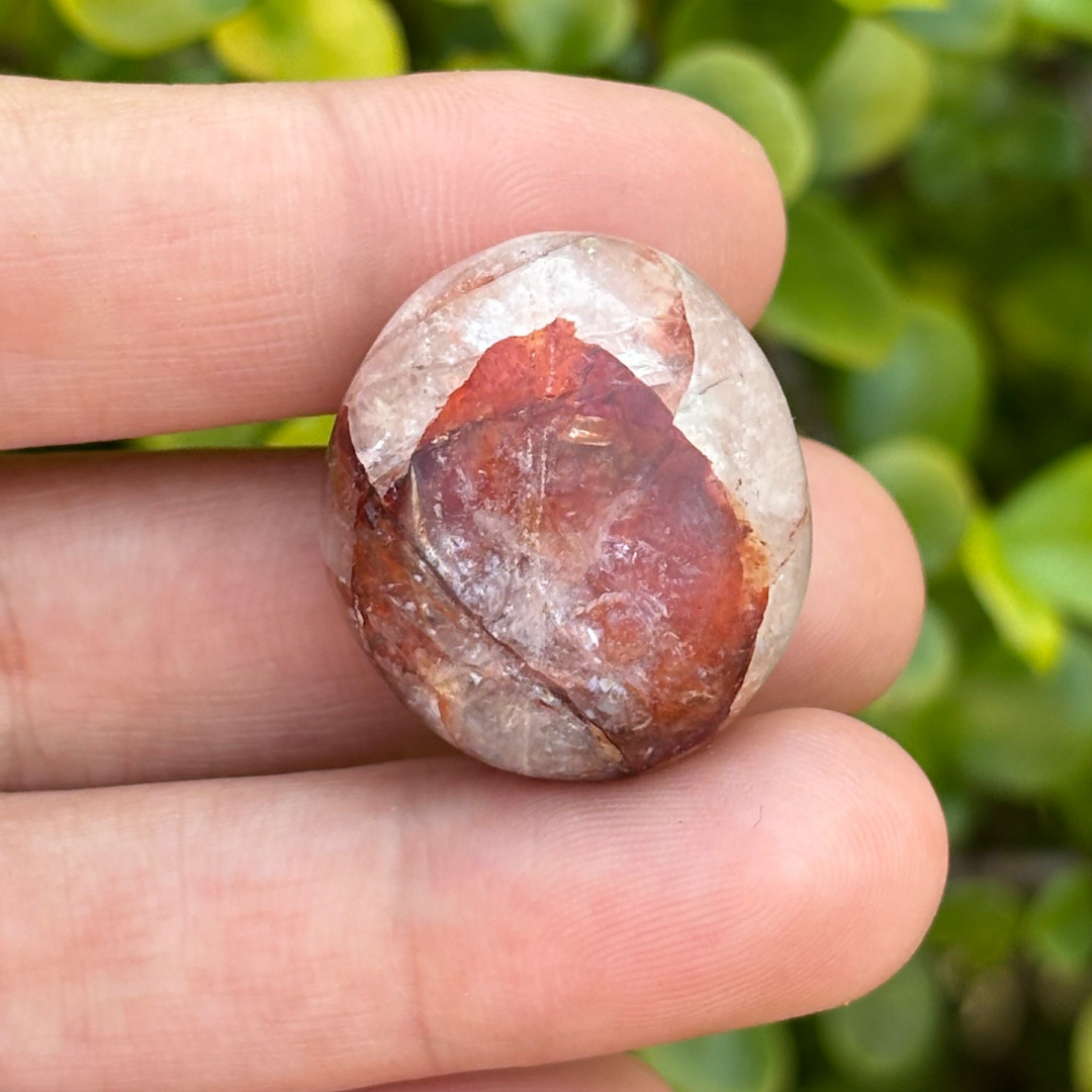 Red Hematoid Quartz Pebble