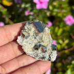Clear Quartz with Pyrite Specimen