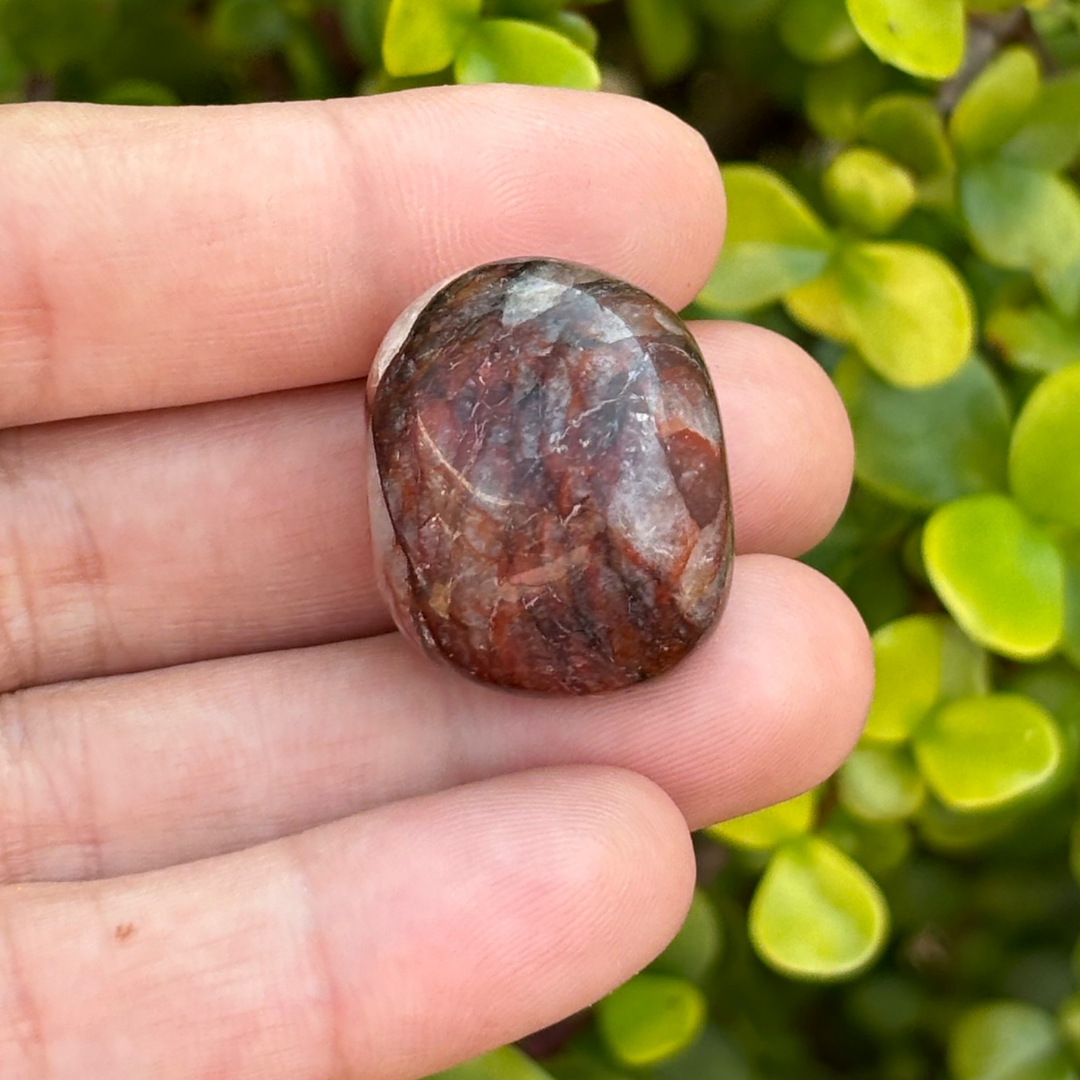 Red Hematoid Quartz Pebble