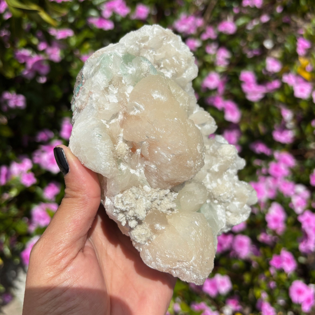 Apophyllite with Stilbite Specimen