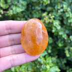Golden Healer Hematoid Quartz Palm Stone