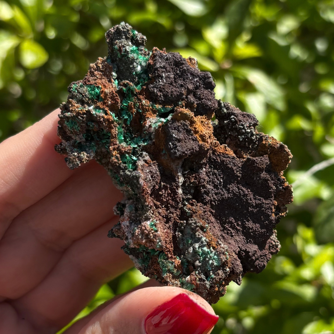 Malachite & Calcite Specimen