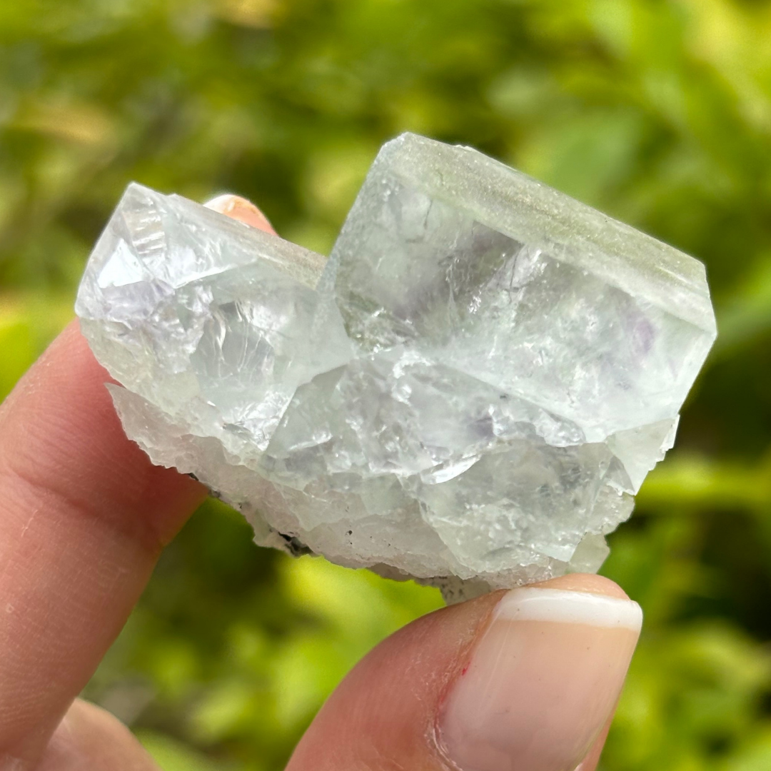 Soft Green Fluorite Cluster