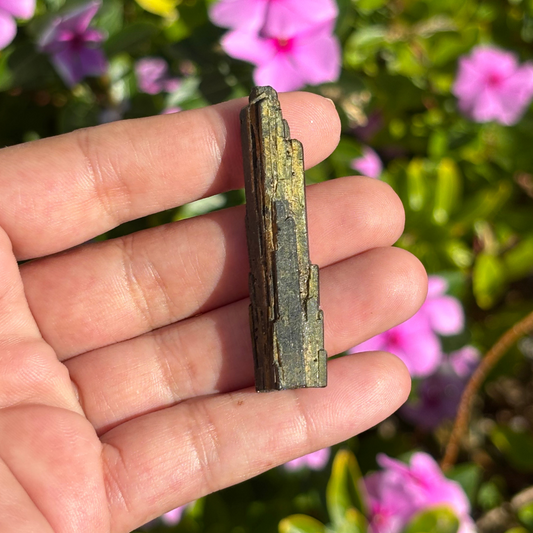 Dark Green Tourmaline Specimen (Verdelite)