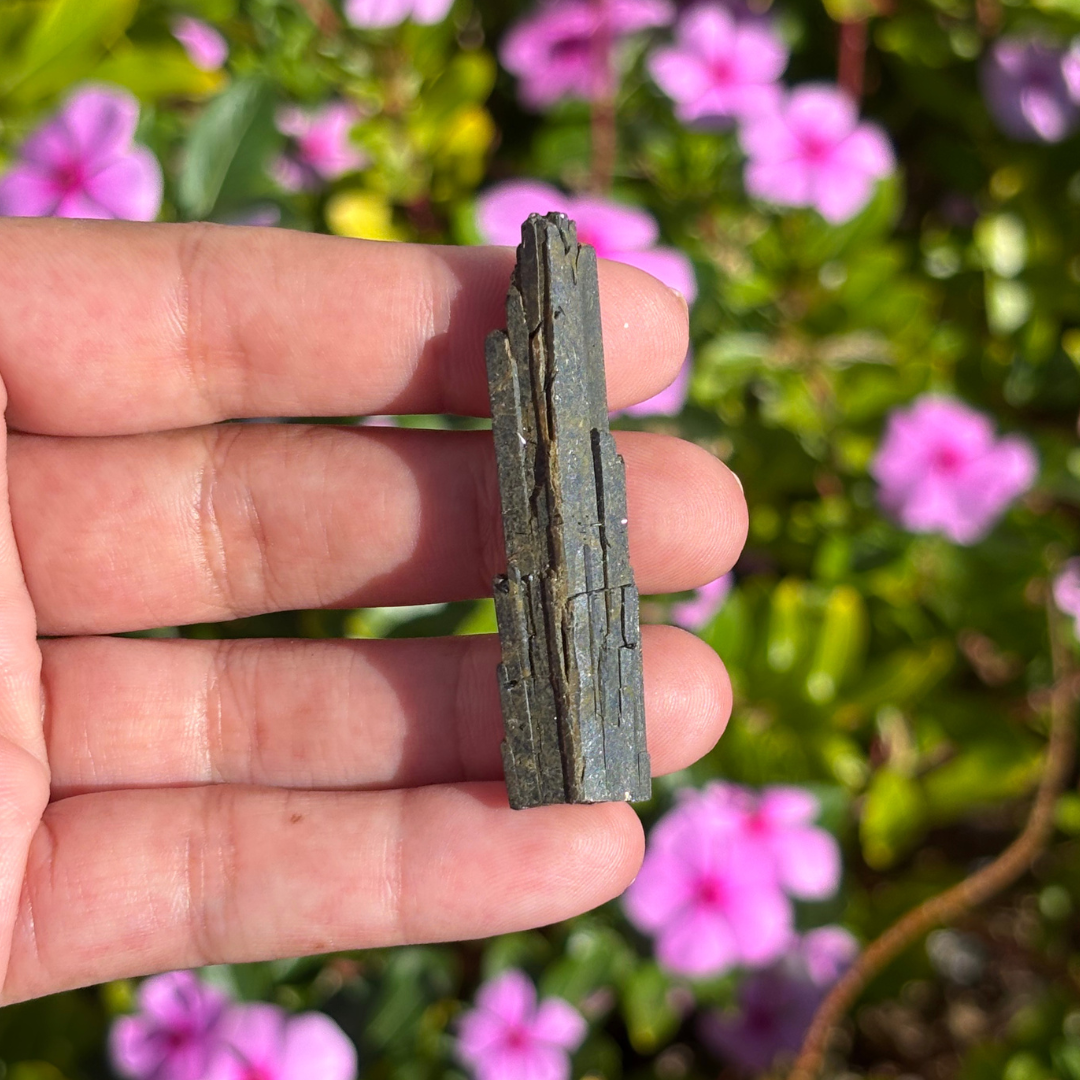 Dark Green Tourmaline Specimen (Verdelite)