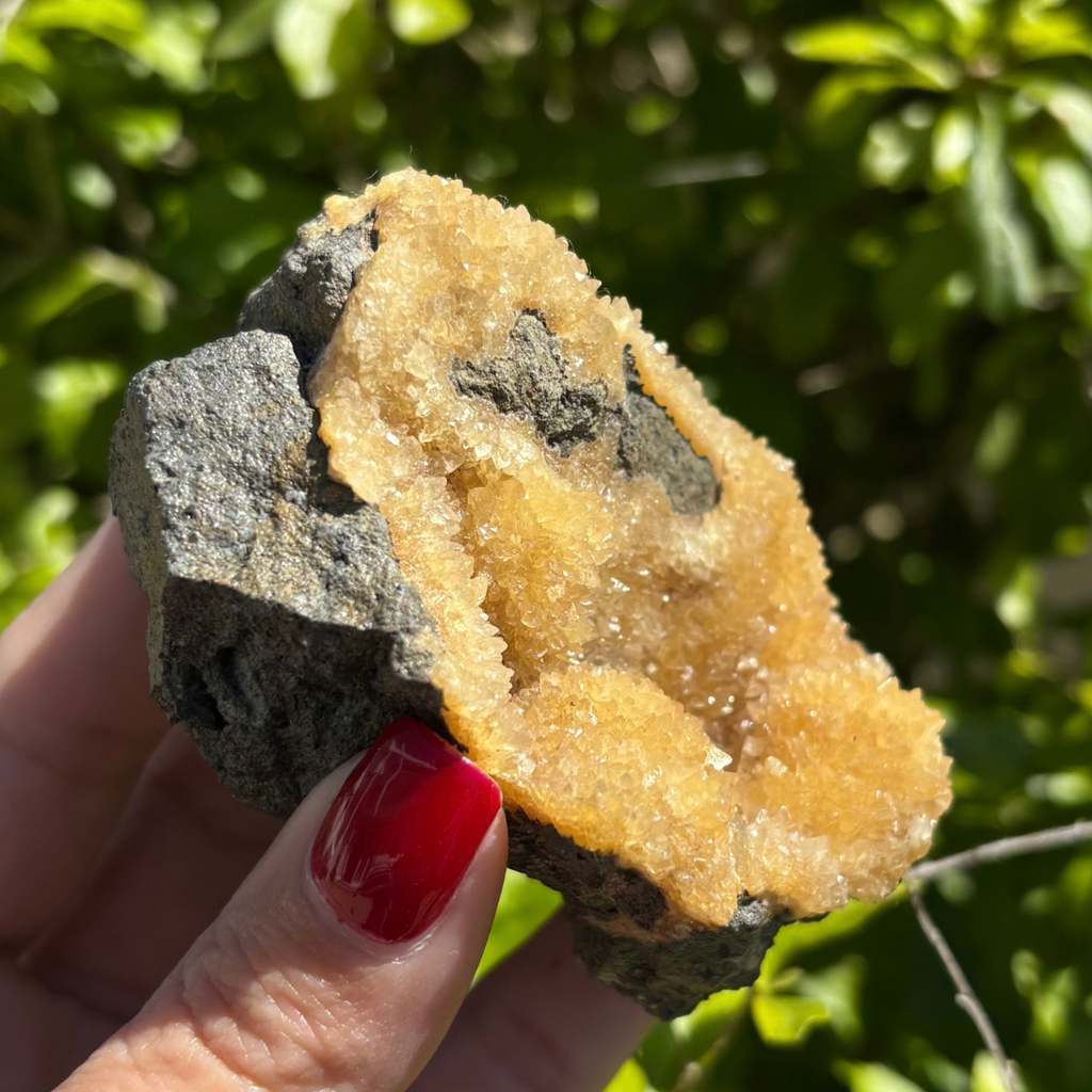 Orange Calcite Specimen