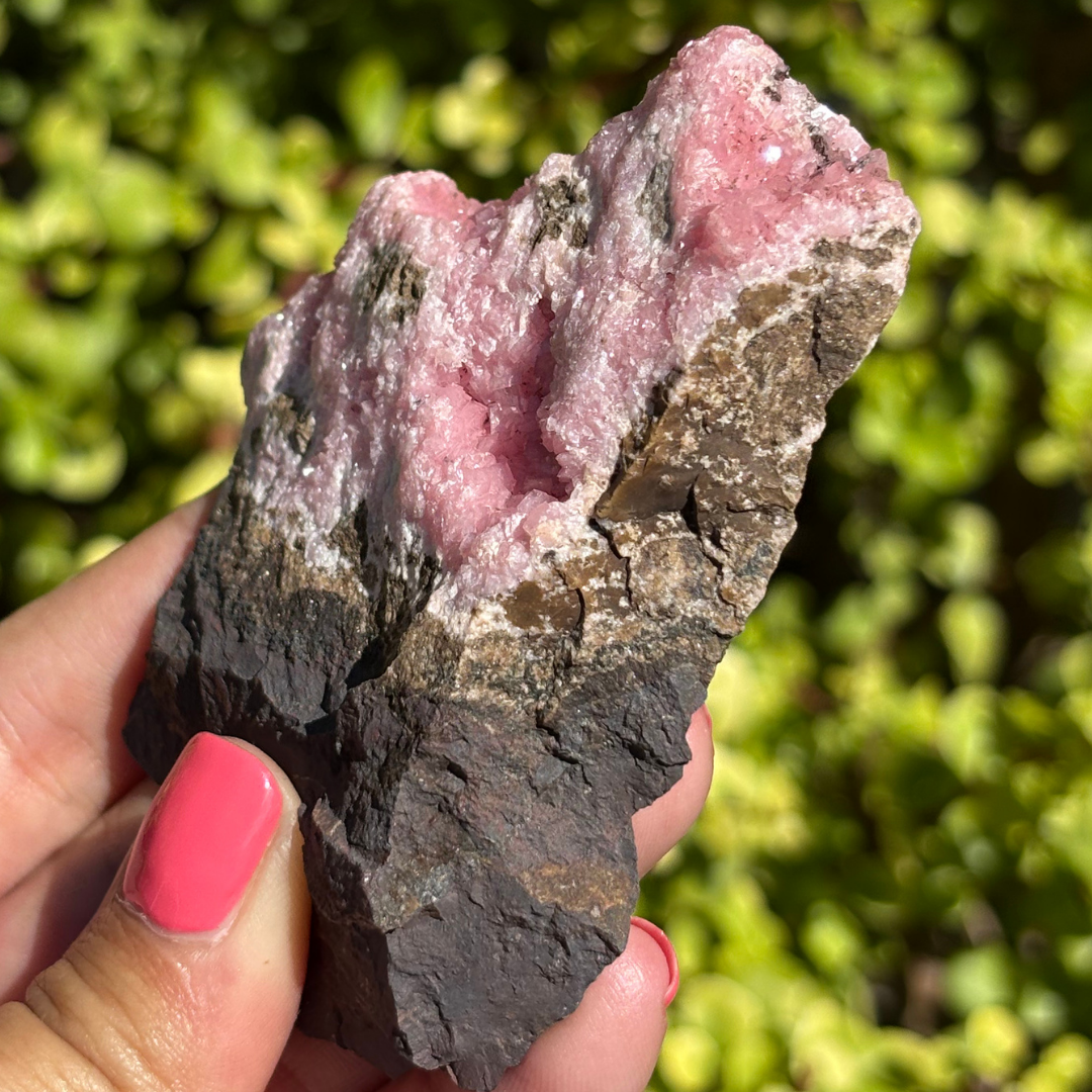 Rhodochrosite Cluster Rare - Small Cabinet