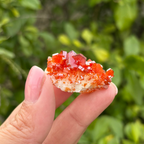 Vanadinite on Baryte Specimen