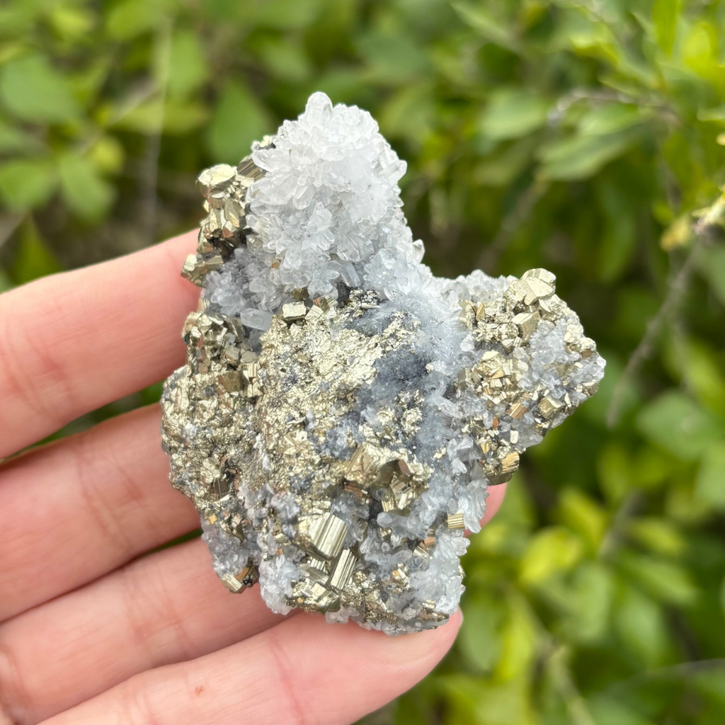 Quartz with Pyrite Specimen