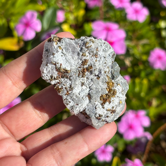 Iceland Spar with Bornite Specimen