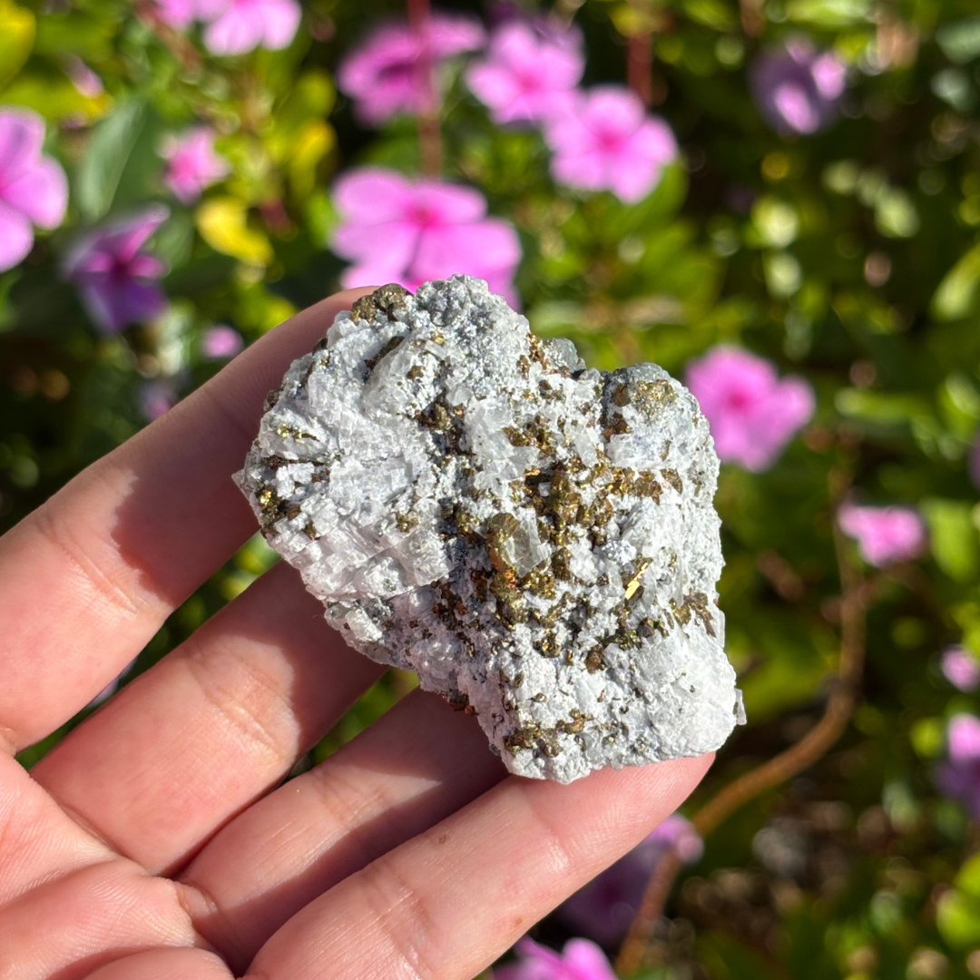 Iceland Spar with Bornite Specimen