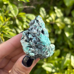 Chrysocolla Drusy with Malachite Specimen