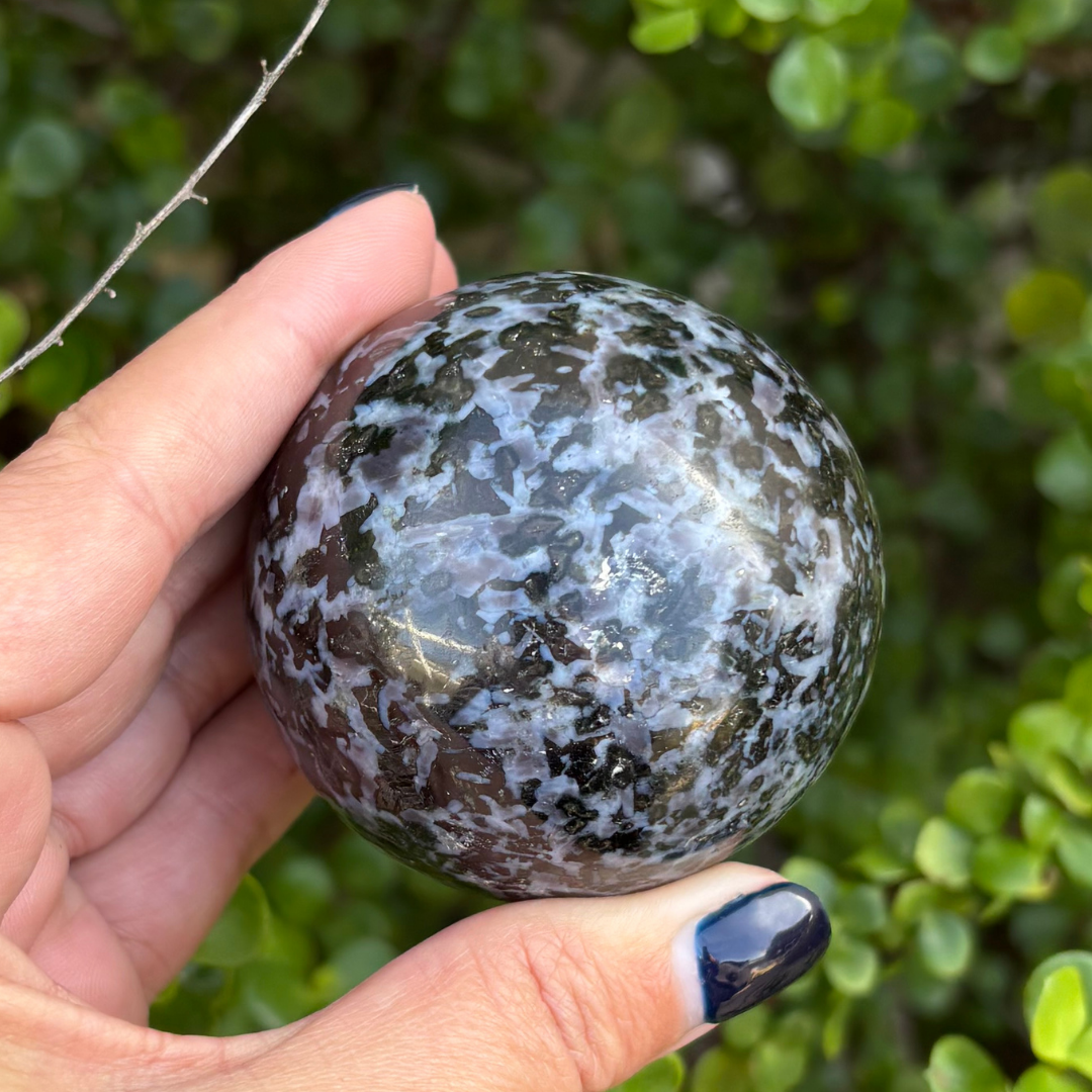 Indigo Gabbro Sphere