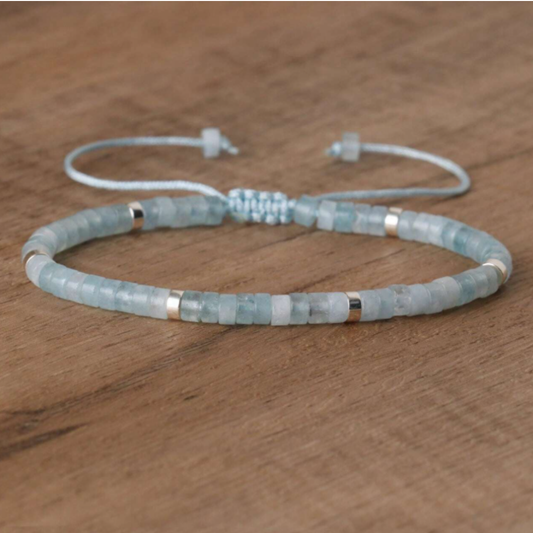 Aquamarine Adjustable Bracelet