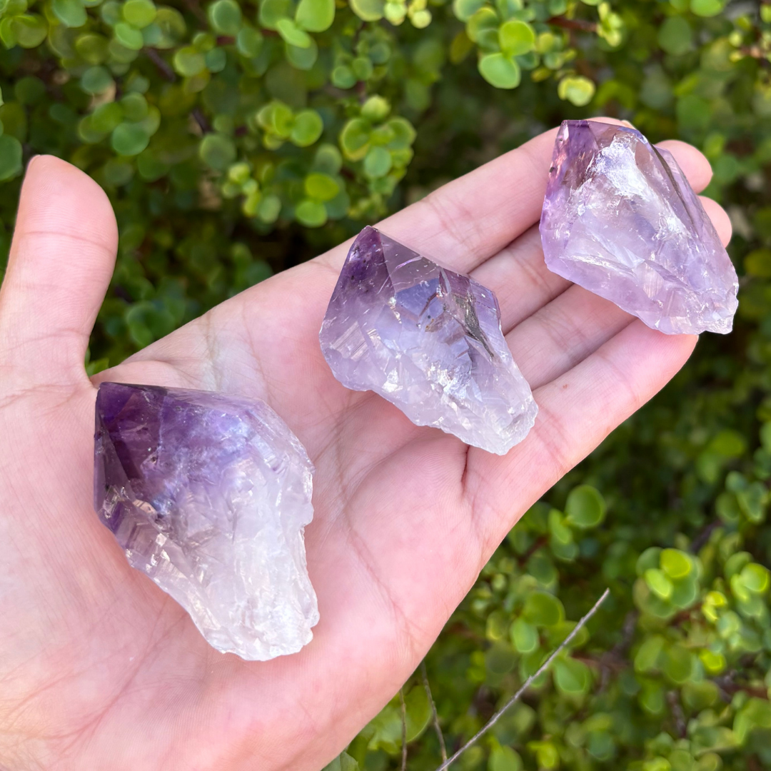 Amethyst Rough Points