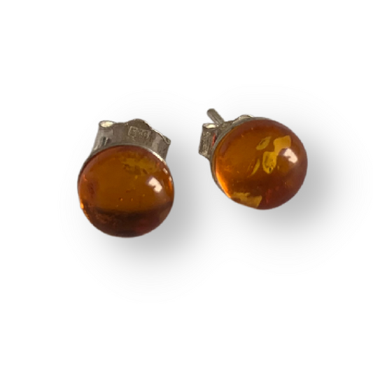 Amber Stud Earrings