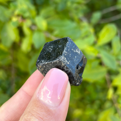 Black Garnet (Melanite) var. Andradite