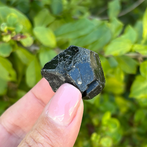 Black Garnet (Melanite) var. Andradite