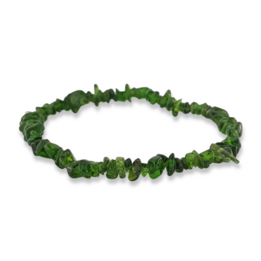 Diopside Chip Bracelet