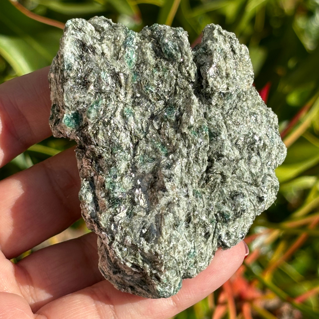 Emerald in Mica Matrix