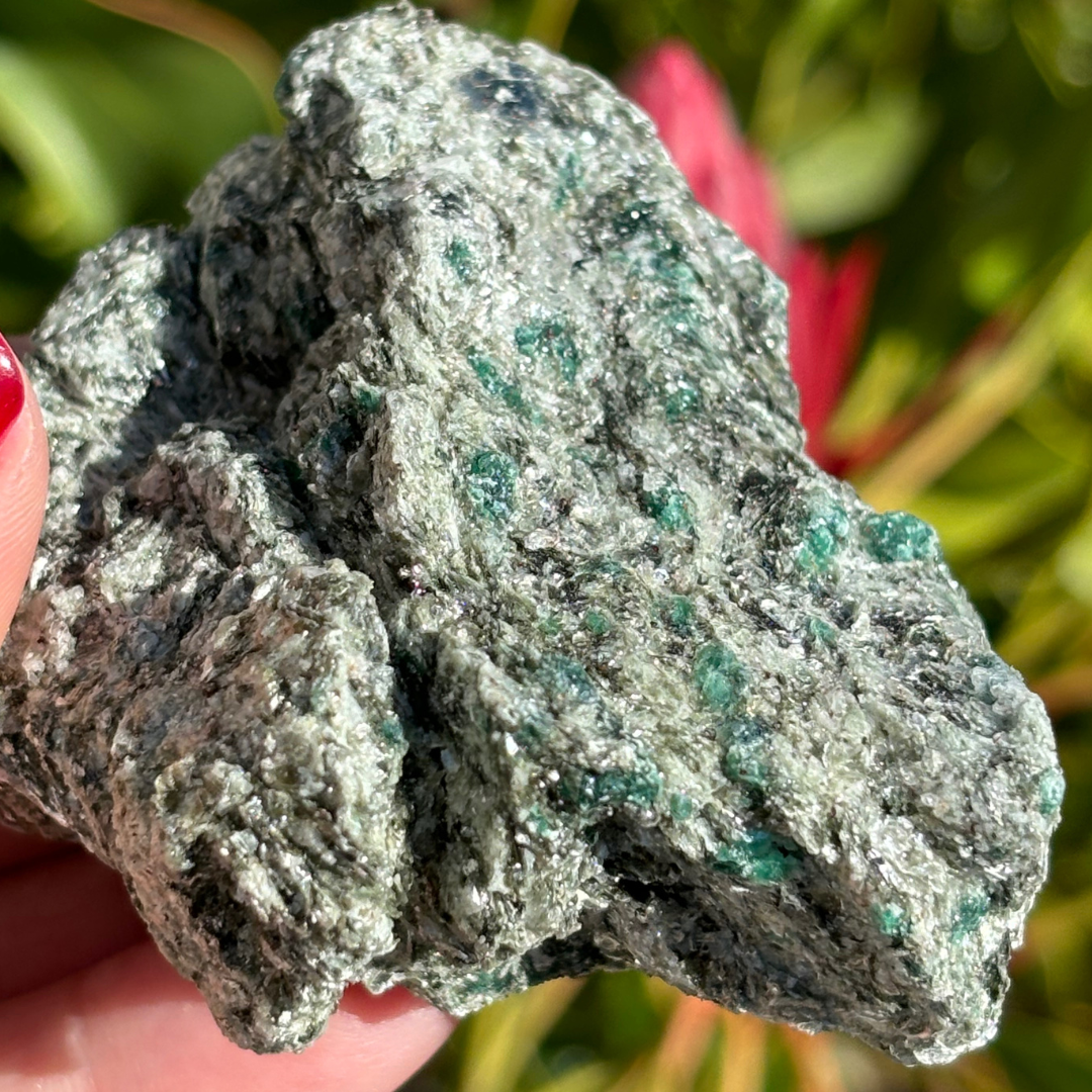 Emerald in Mica Matrix
