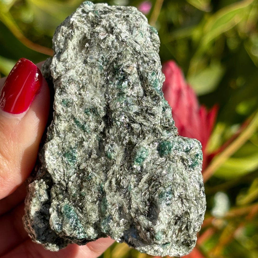 Emerald in Mica Matrix