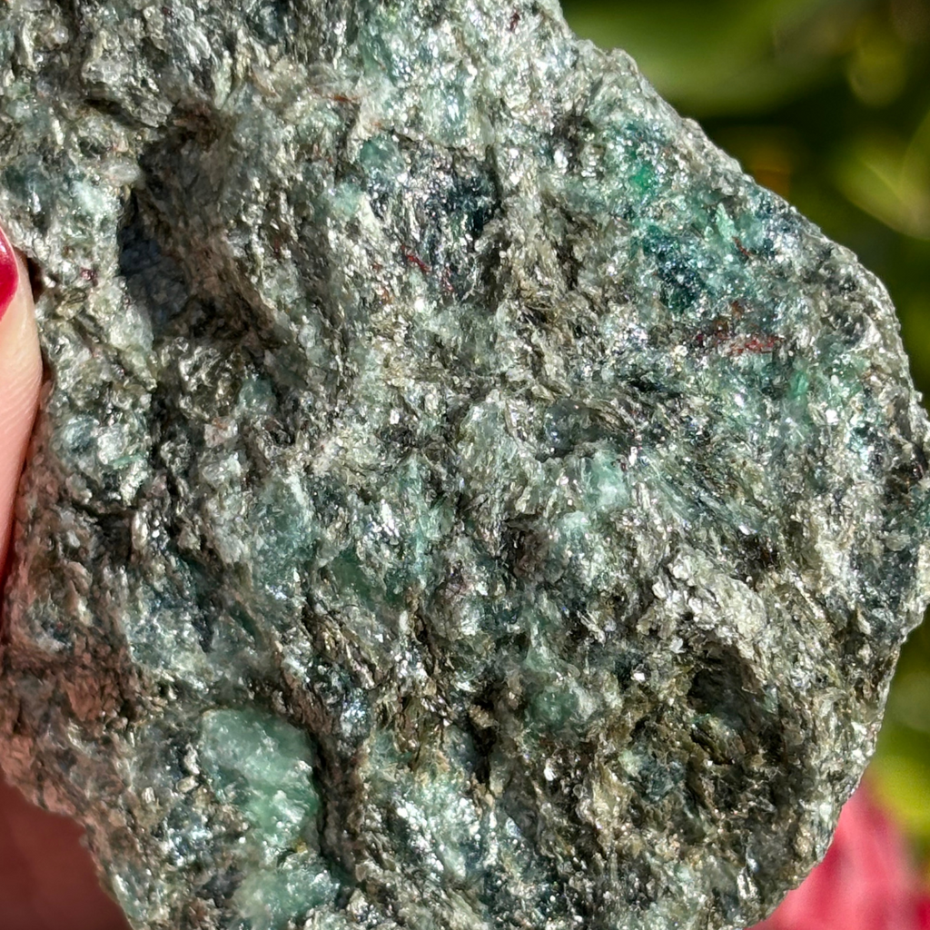 Emerald in Mica Matrix
